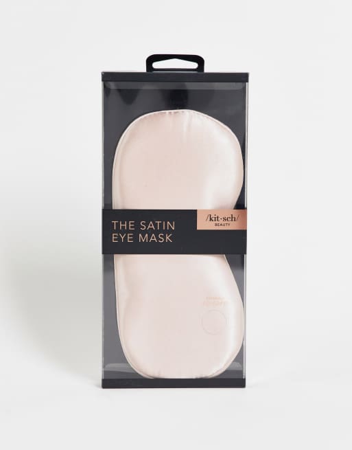Kitsch - Masque de sommeil en satin - Blush 