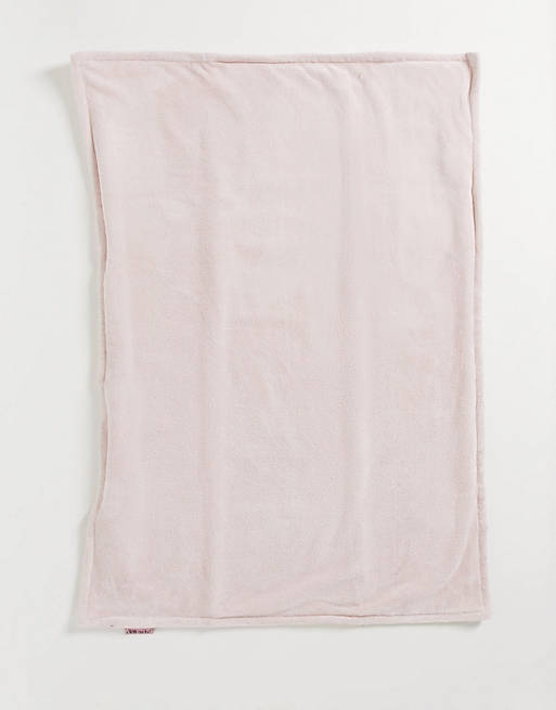 Kitsch Microfiber Blush Towel Pillow Cover 