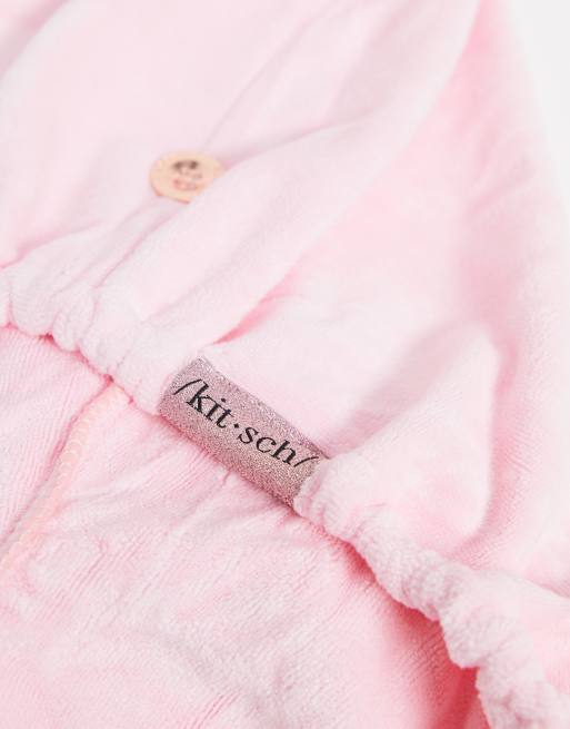 Kitsch Microfiber Hair Towel - Blush