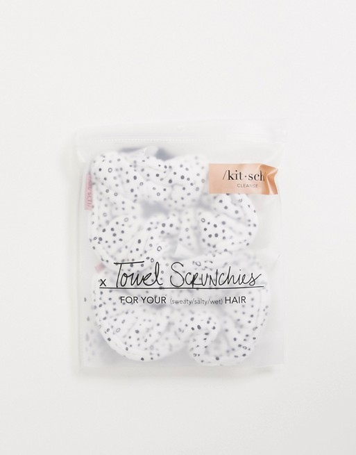 Kitsch Microfiber Towel Scrunchies - Micro Dot