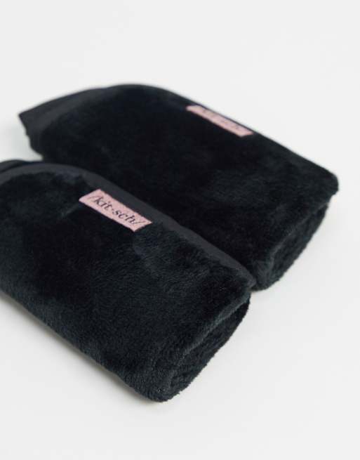 Kitsch – Mikrofaser-Tücher zur Make-up-Entfernung, Schwarz