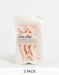 [Kitsch] Kitsch No Slip Crocodile Hair Styling Clips - 3 Pack-No colour No Size No colour
