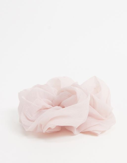 Kitsch – Puderrosa extra stor hårsnodd, 2 av 4