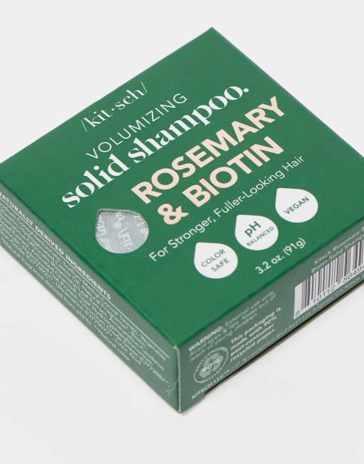 Kitsch – Rosemary & Biotin – Dodająca objętości szampon w kostce, 4 z 4