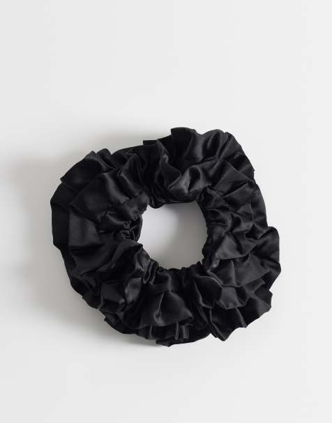Kitsch Ruffle Scrunchie - Black - view 1