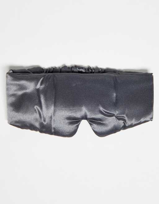 Kitsch Satin Charcoal Satin Eye Mask , 2 of 4