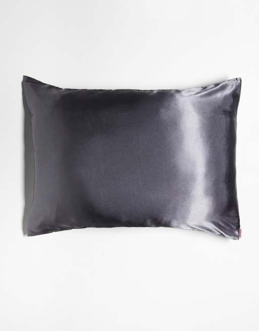 Kitsch Satin Pillowcase, Charcoal