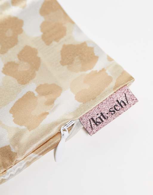 Leopard satin outlet pillowcase