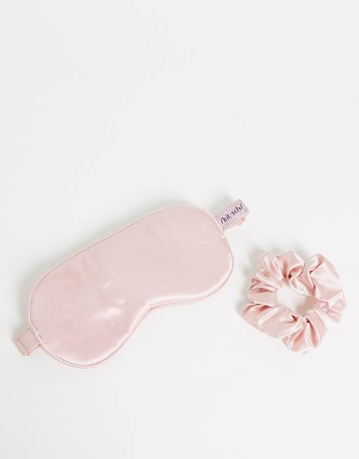 Kitsch Satin Sleep Set Blush ASOS