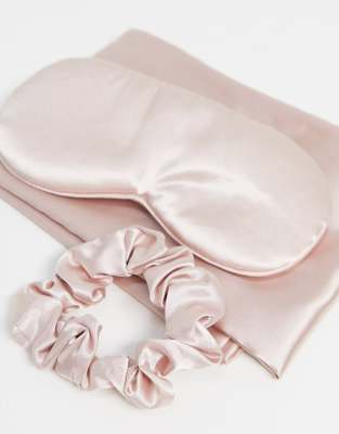 Satin Sleep Set in Blush - Save 19%-No color