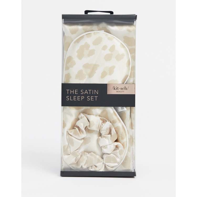 Kitsch Satin Sleep Set in Leopard Save 19 ASOS