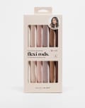 [Kitsch] Kitsch Satin-Wrapped Flexi Rods 6 Pack - Rosewood-No colour No Size No colour