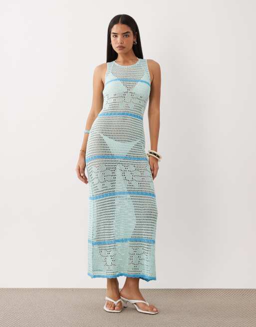 crochet beach dresses Afelia Dress Pattern making it a standout addition to your summer wardrobe Buy self. Green Crochet Maxi