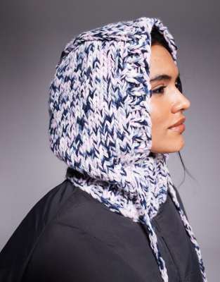 Kiwi & Co - Love Note - Handgestrickter Rundschal in Flieder meliert-Lila