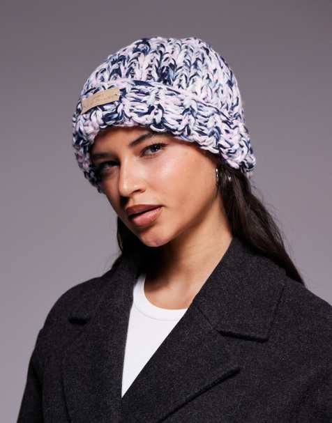 Kiwi & Co - Love Note - Met de hand grofgebreide beanie in gemêleerd lila - view 1