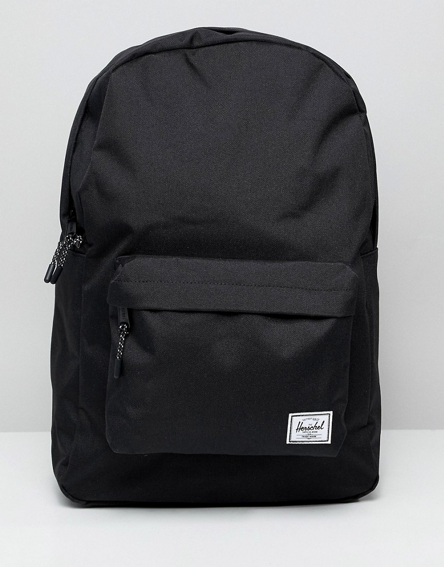 Классический черный рюкзак вместимостью 21 л Herschel Supply Co-Черный цвет