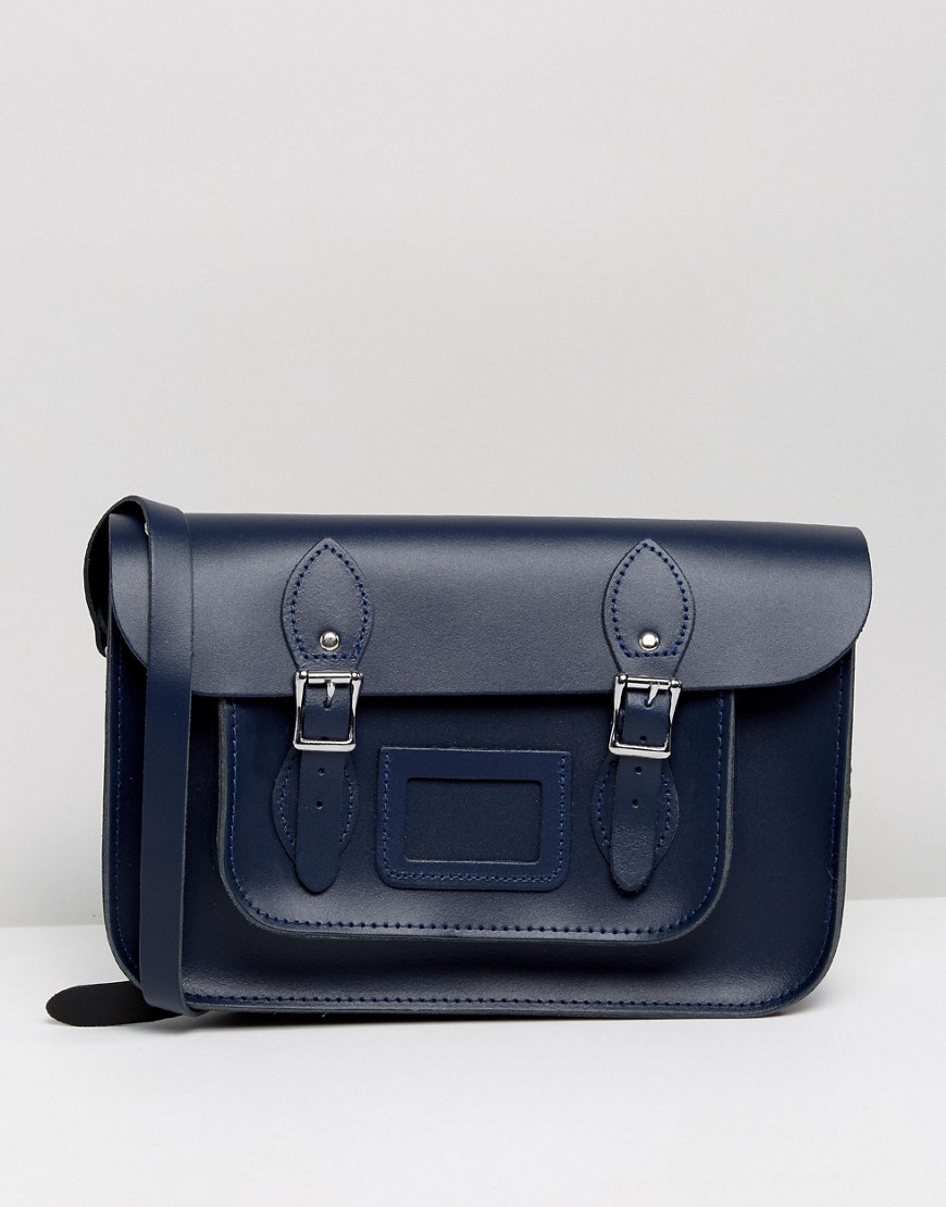 фото Классический портфель leather satchel company 12.5-темно-синий