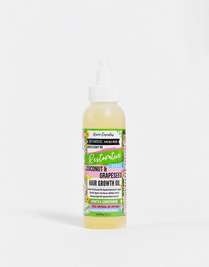 Kmoni Cosmetics Coconut & Grapeseed Herbal Hair Oil 4 fl oz-No color