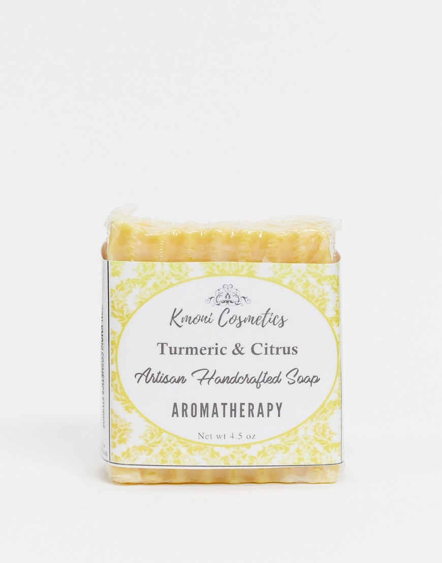 Kmoni Cosmetics Tumeric & Citrus Artisan Handcrafted Soap-No color