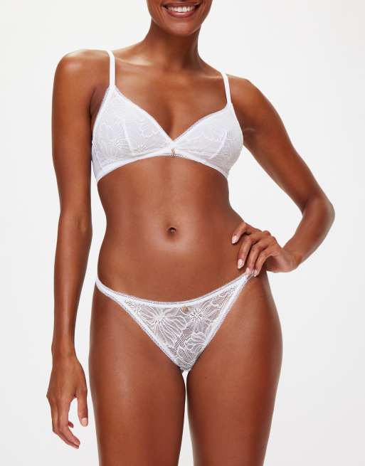 Knickerbox Alice string in white - WHITE, 4 of 4