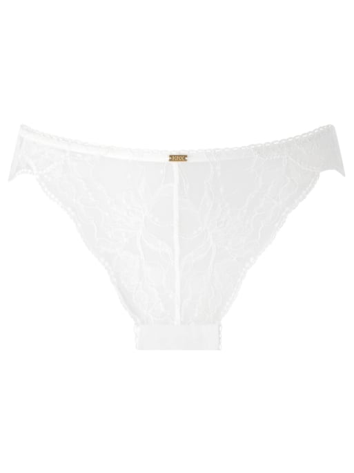 Knickerbox Bridal knickerbox nova lace brazilian knickers in white, 4 of 4