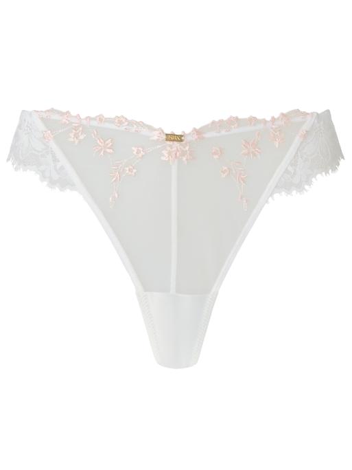 Knickerbox Hallie bridal thong in white, 2 of 4