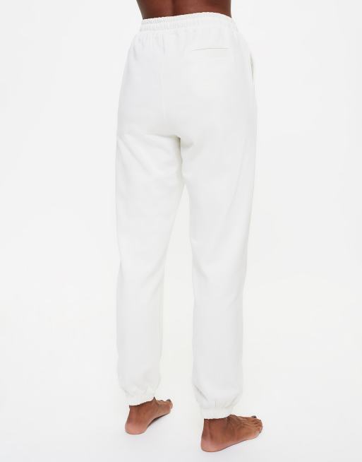 Knickerbox Jessica sweat jogger in white, 2 of 4