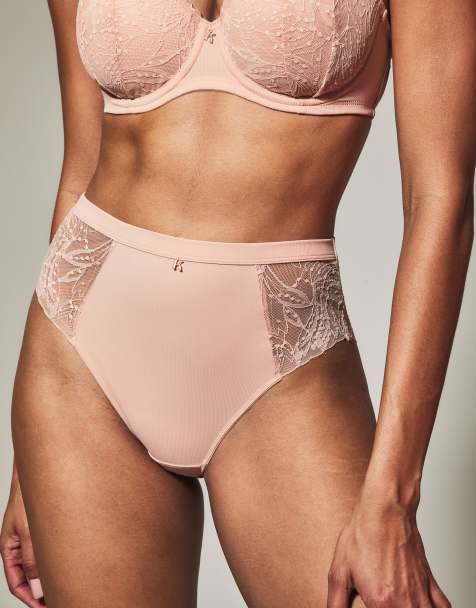 Knickerbox Louisa high-rise brazilian in pink - view 1
