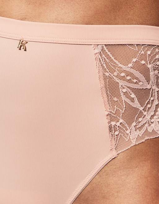 Knickerbox Louisa high-rise brazilian in pink, 4 of 4