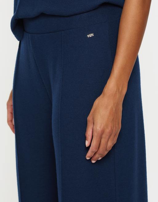 Knickerbox Marie wide leg trouser in navy, 2 of 5