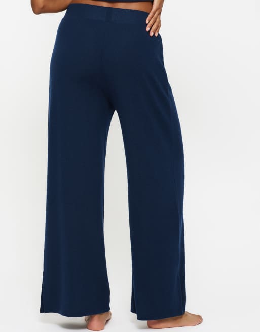 Knickerbox Marie wide leg trouser in navy, 3 of 5