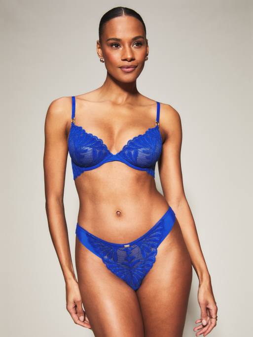KBX Olivia lingerie set in cobalt, 4 of 4