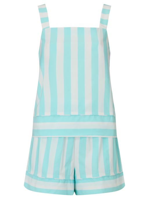 Knickerbox Stripe cami set in light blue - MBLUE, 5 of 5