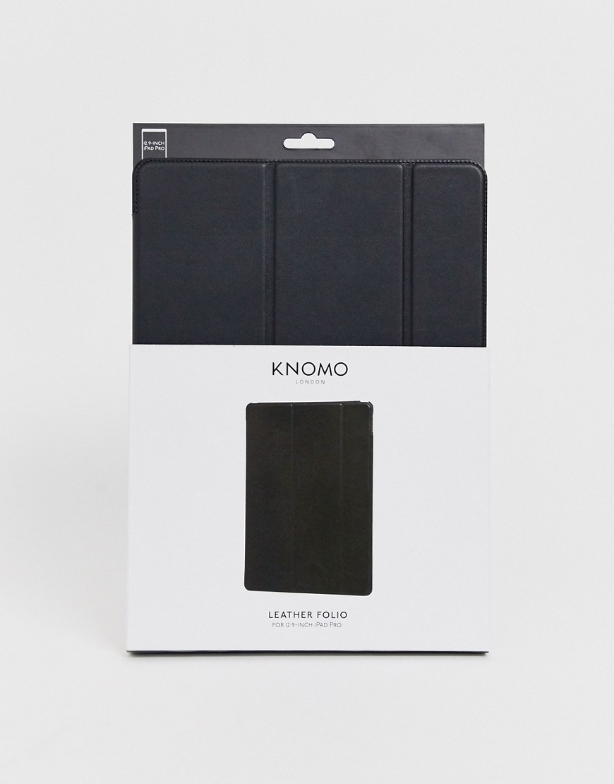 Knomo - iPad Tri Folio 12.9 in zwart
