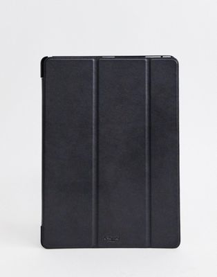 Knomo London iPad tri-folio 12.9 etui-Sort