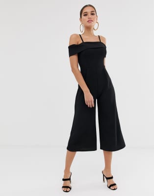 black strap jumpsuit
