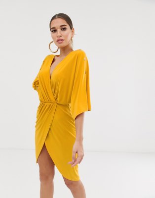 gold mustard dress
