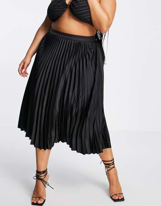 Asos plus clearance size pleated skirt