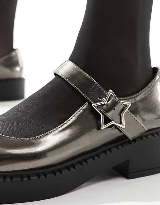 Koi – Astral Prime Tale – Srebrne buty Mary Jane, 4 z 4