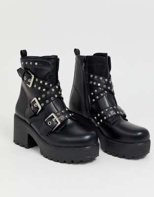 asos bottines cloutees