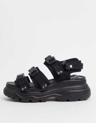 chunky buckle sandals