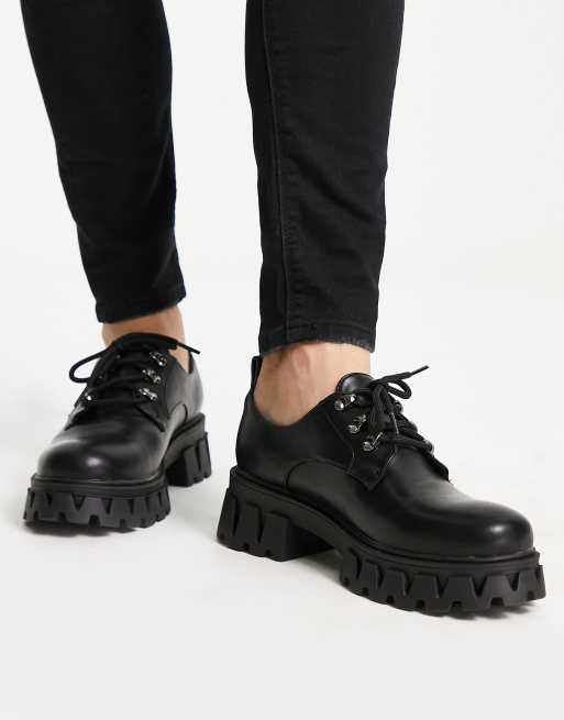 Koi Footwear RETROGRADE REBEL PLATFORM SHOES - Lace-ups - black