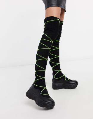 vegan over the knee boots