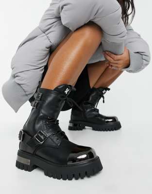 chunky boots vegan