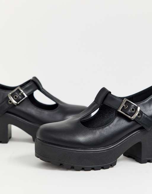 Sai black best sale suede mary janes