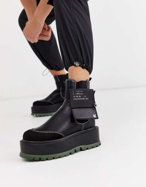 platform vegan boots