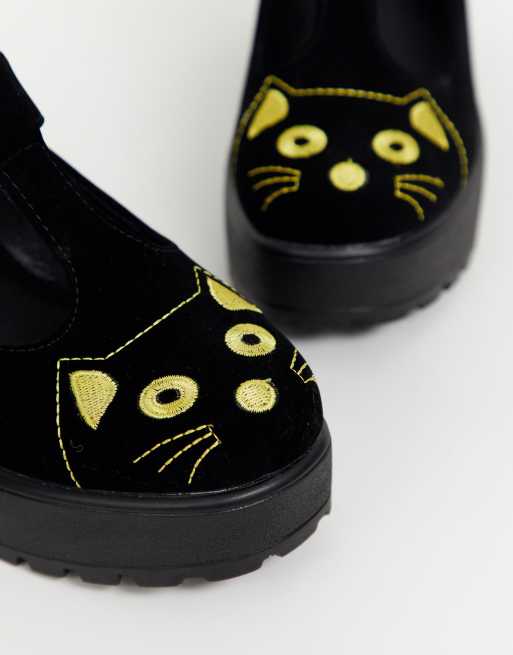 Cat face cheap mary janes