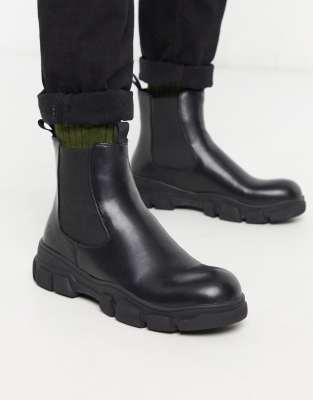 mens chunky chelsea boots