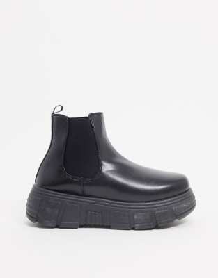 platform chelsea boots womens