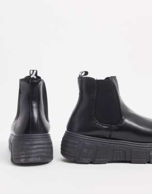 chunky vegan boots